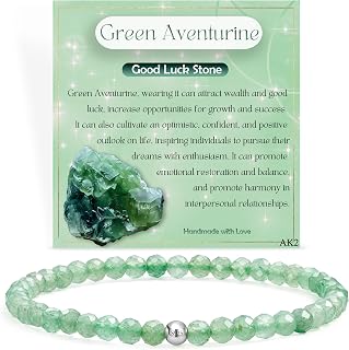 Farfume Winzig Perlenarmband Zierlich Edelstein Armband