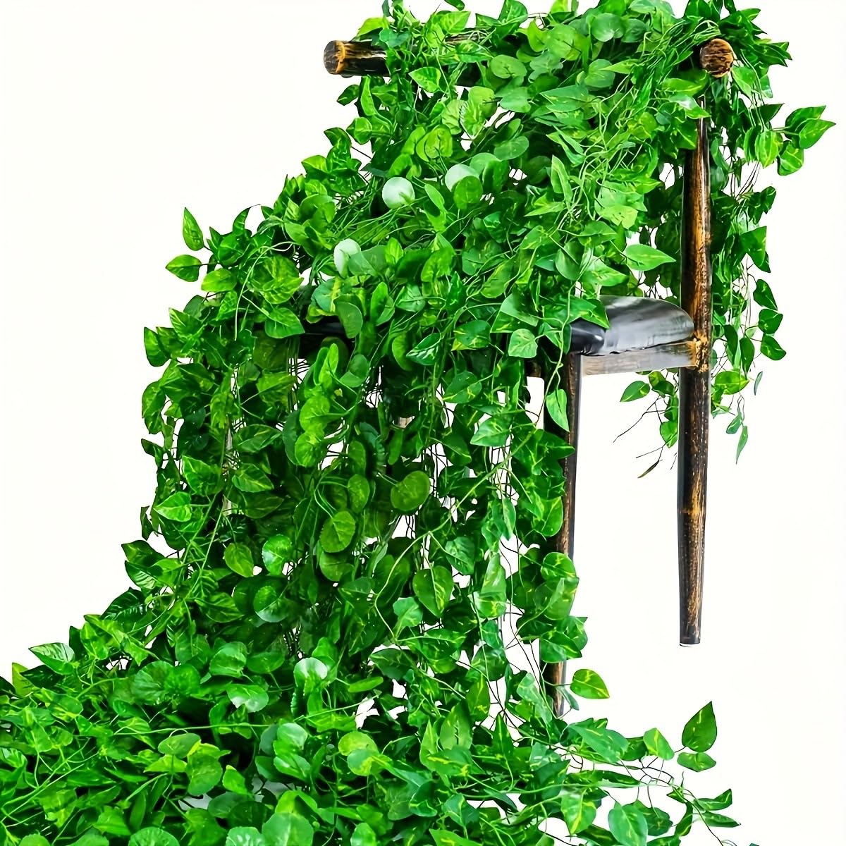 12 Pack Fake Plants Ivy Leaves Vine 1.2m Artificial Hanging Plants for Plant Lov