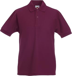 Fruit of the Loom Boys Pique Polo T-Shirt