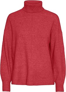 PIECES Pcmalou LS Rollneck Knit Noos BC Pcmalou LS Neck Rollneck Knit Noos BC Women (Pack of 1)