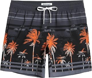 maamgic Men's Swim Shorts Beach Shorts Swim Trunks Quick Dry for Holidays