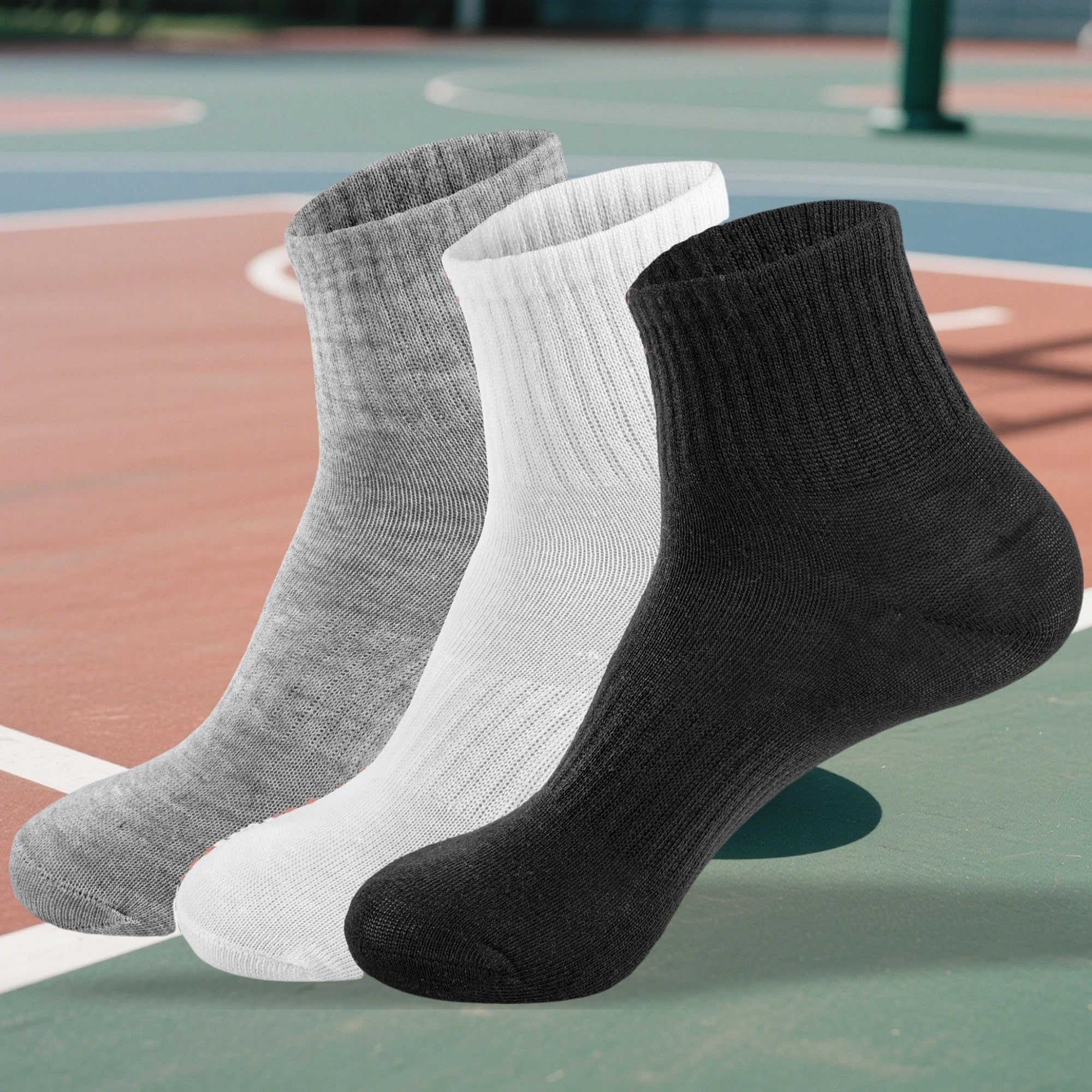 Set of 3 pairs of socks, soft and elastic socks, comfortable, suitable for work,