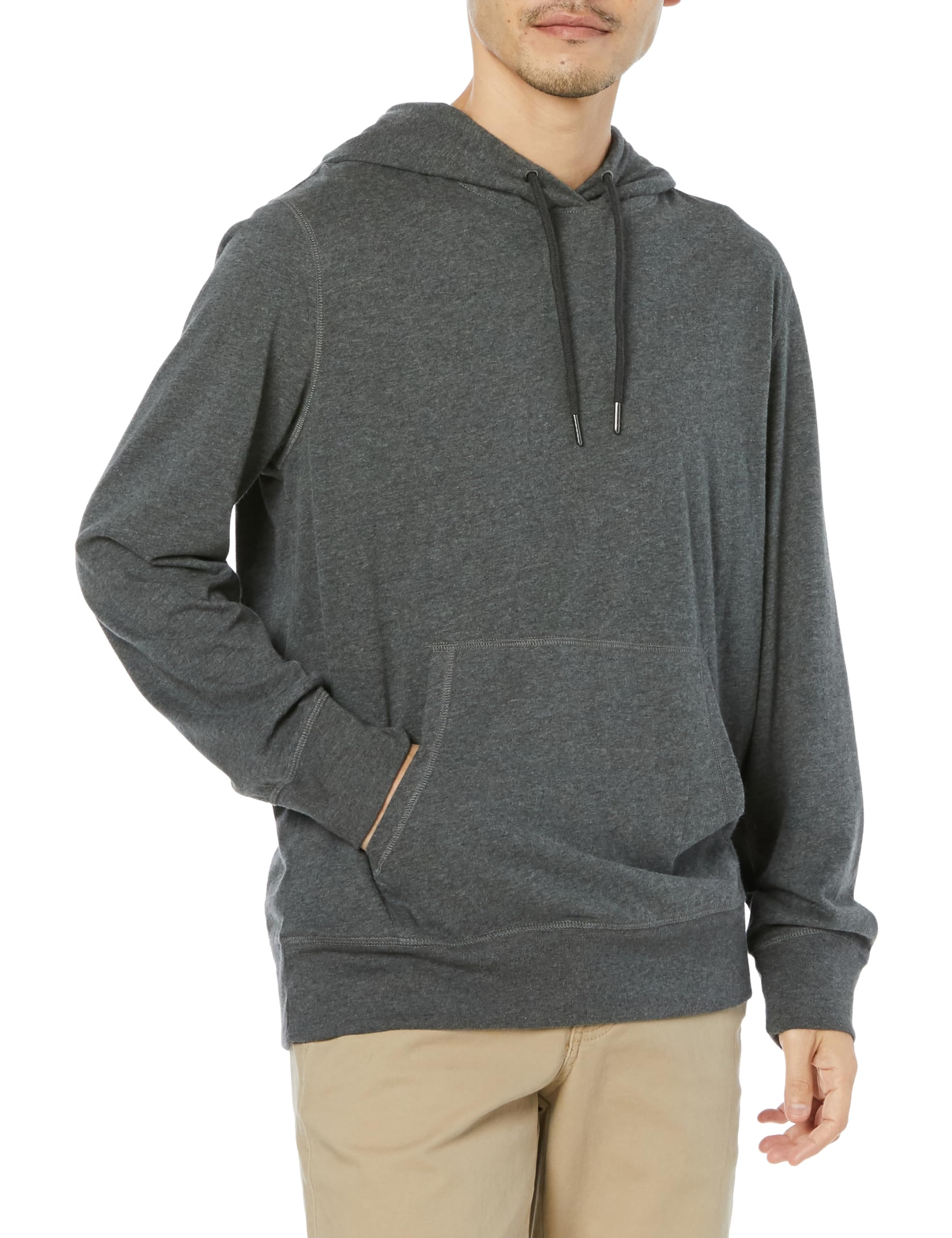 Amazon Essentials Men's Lightweight Jersey Pullover Hoodie
