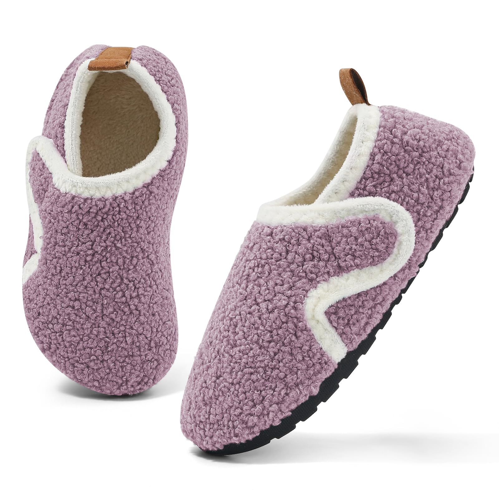 MK MATT KEELY Children's Winter Slippers Plush Slippers Non-Slip Indoor House Sl