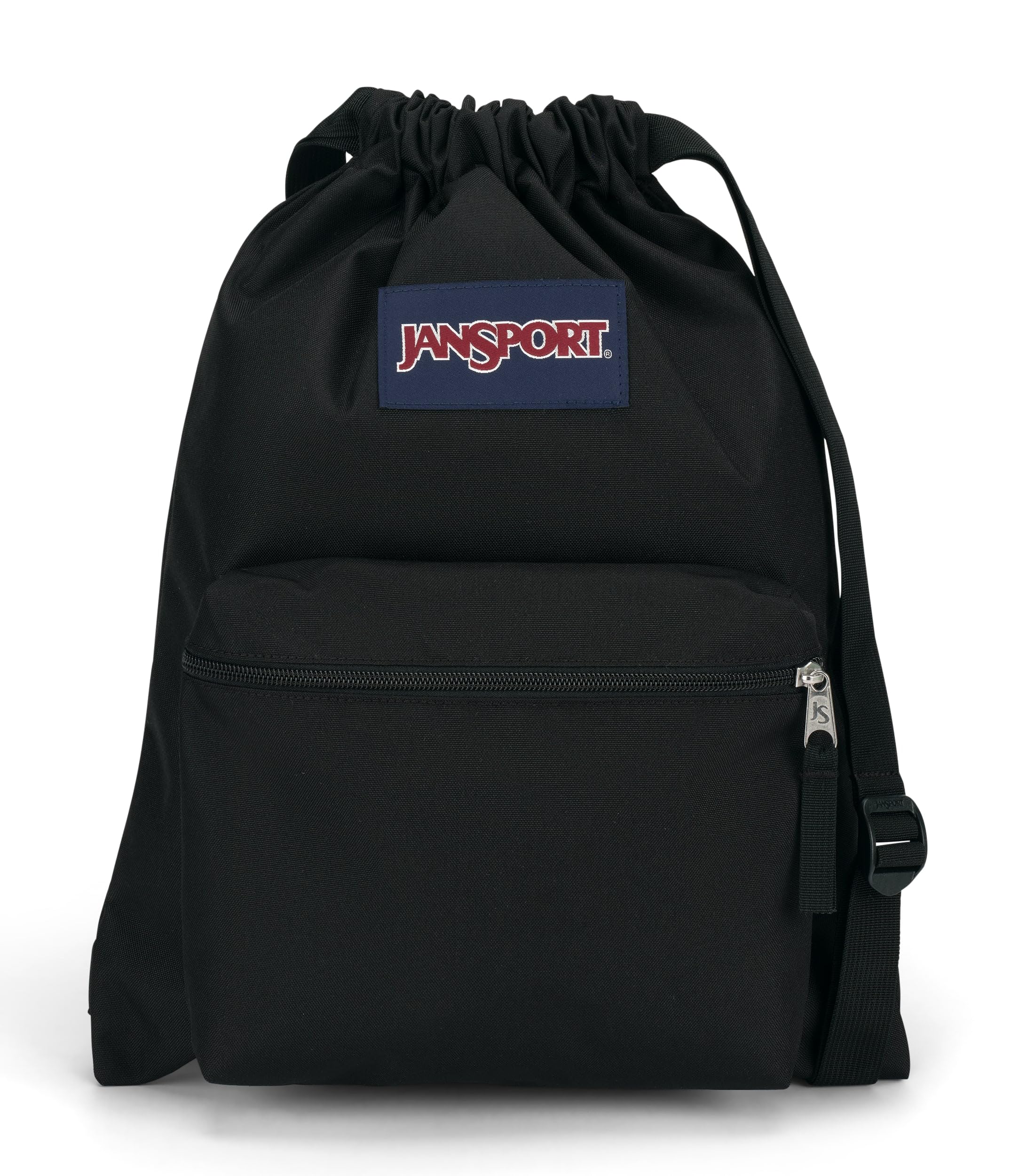 JanSport Draw Sack – Adjustable Drawstring Gym/Travel Bag, Black