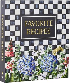Deluxe Recipe Binder - Favorite Recipes (Hydrangea) - Write In Your Own Recipes