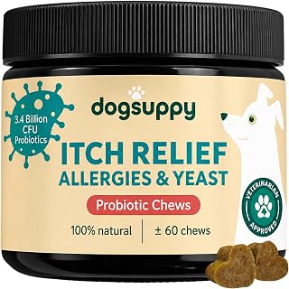 Itch Relief for Dogs - Allergies, Yeast, Paw Licking, Ears & Skin Support