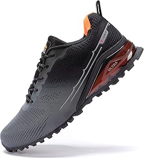 Kricely trail running shoes for men fashion hiking shoes men tennis cross training outdoor casual trainers for men