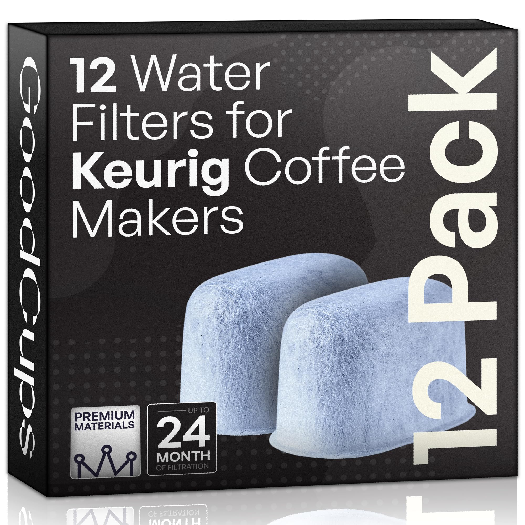 Keurig Filter Replacement - 12 Water Filters for Keurig K-Supreme, K-Slim, K-Exp