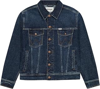 WRANGLER - Men's Jacket - Casual Fit - Classic Jacket - Mid Stone