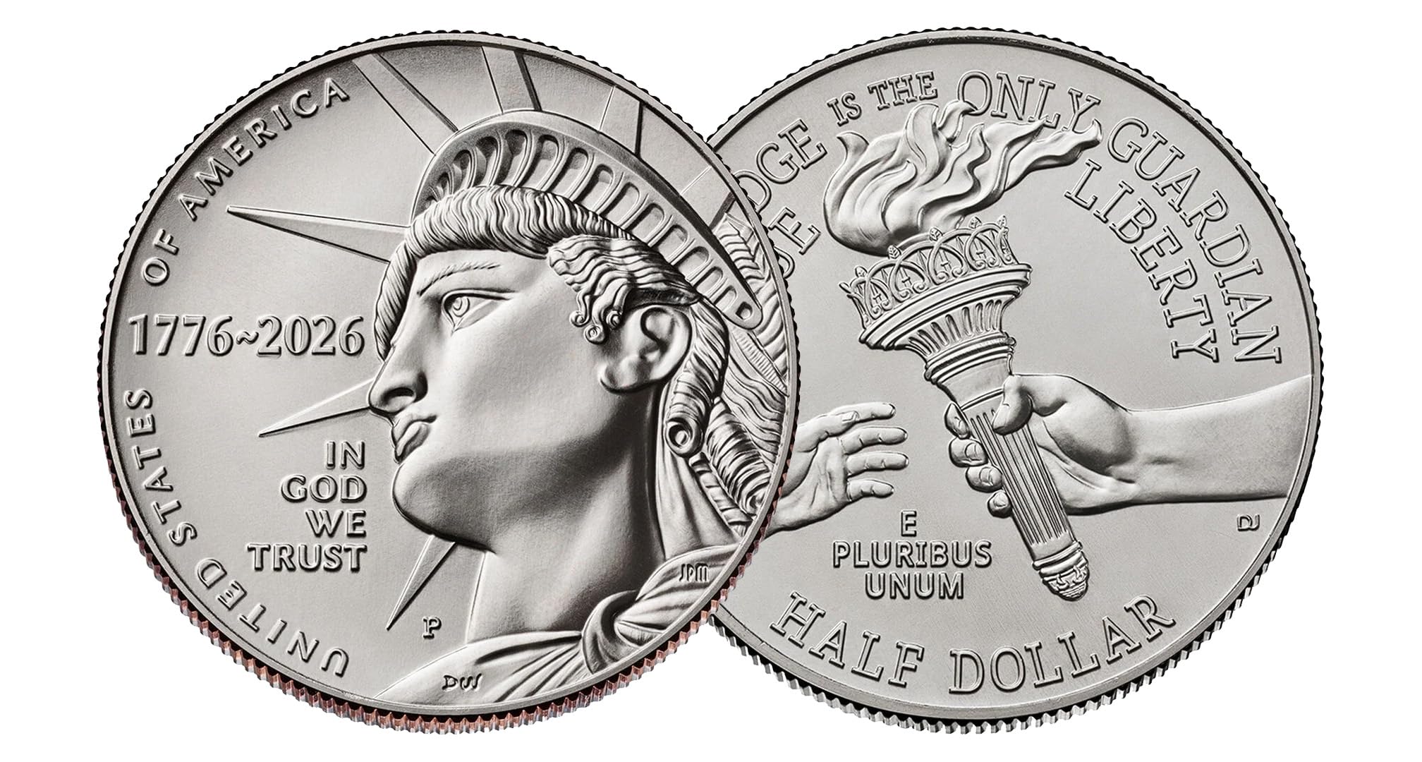 2026 P & D Enduring Liberty Half Dollar BU Uncirculated