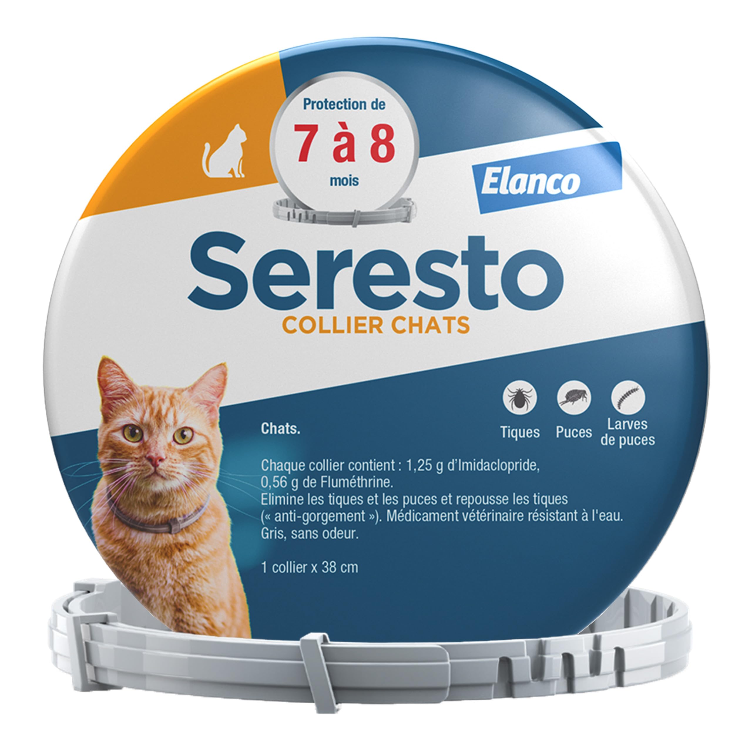 Seresto Cat Collar - Continuous Flea and Tick Protection - Seresto Cat Collar wi