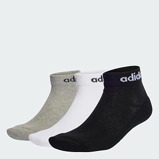 adidas Unisex Adult Linear Ankle Cushioned Socks 3 Pairs