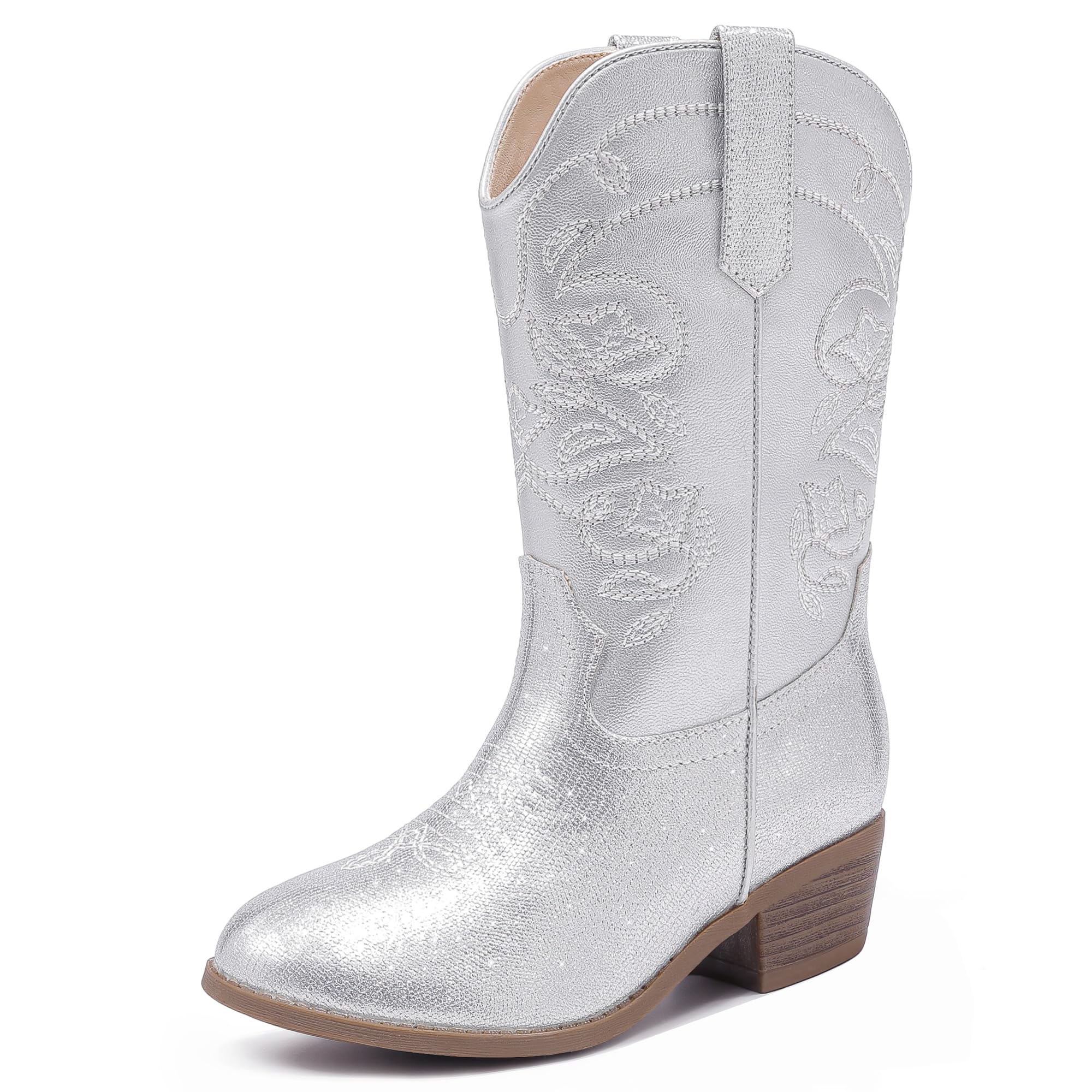 LAURMOSA Cowgirl Boots for Girls Western Cowboy Boots Horse Riding for Kids