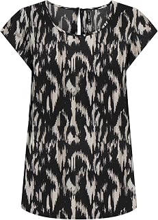 ONLY Women's Onlnova Life Vis S/S Top AOP Onlnova Life Vis S/S Top AOP (Pack of 1)