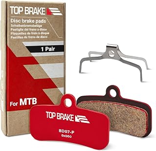 TOP BRAKE Disc Bike Brake Pads Compatible with SHIMANO 4 piston Saint BR M810 M820 Deore XT M8120 Tektro TRP | MTB eMTB Downhill Trail All mountain Enduro race Cycling | 2026 iF Design Award