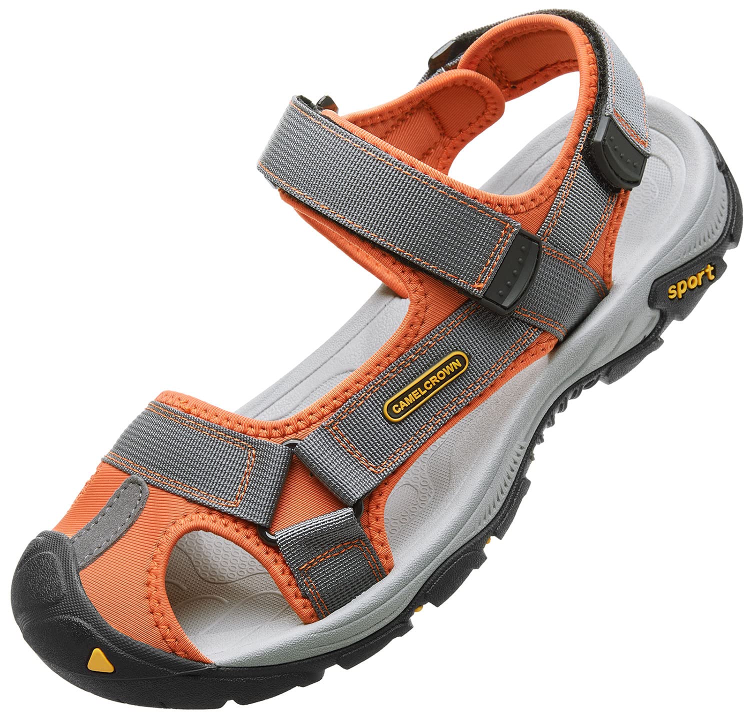 CAMEL CROWN Men's Waterproof Hiking Sandals Closed Toe Water Shoes Athletic Spor