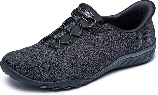 Skechers Women's Breathe Easy-Knitty Waves Hands Free Slip-ins Trainers