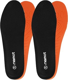 riemot Sport Insoles for Men & Women – Shock-Absorbing Sports Insole for Running, Walking, Cushioned Breathable Shoe Inserts for Hiking, Active Lifestyles Soft Inner Soles