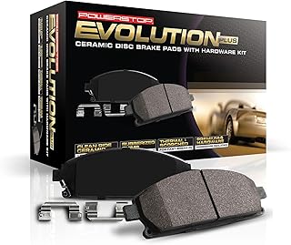 PowerStop Z17 Replacement Ceramic Brake Pads Rear 17-1707 | Chevy Silverado 1500, Chevy Tahoe, GMC Yukon Ceramic Brake Pads + Installation Hardware