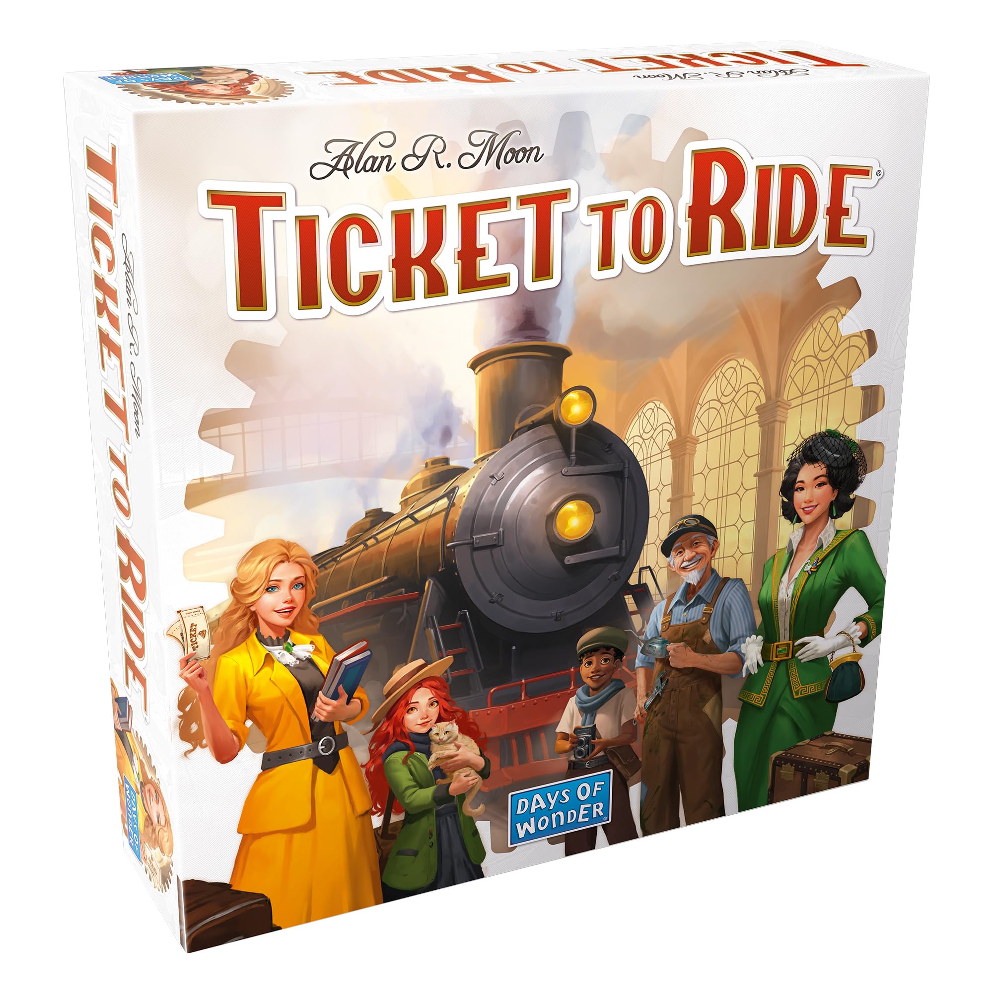 Asmodee Ticket to Ride Board Game (2025 Refresh) - A Cross-Country Train Adventu