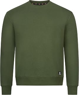 Höhenhorn Wallster Men's Sweatshirt with Crew Neck Pullover Cotton
