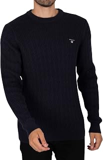 GANT Cotton Cable Crew Sweater Sweater Men