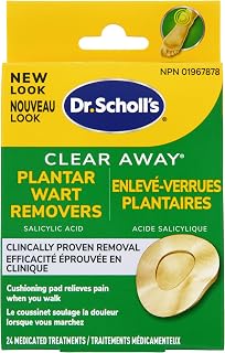 Dr. Scholl's Clear Away Wart Remover Plantar Wart,24 Count