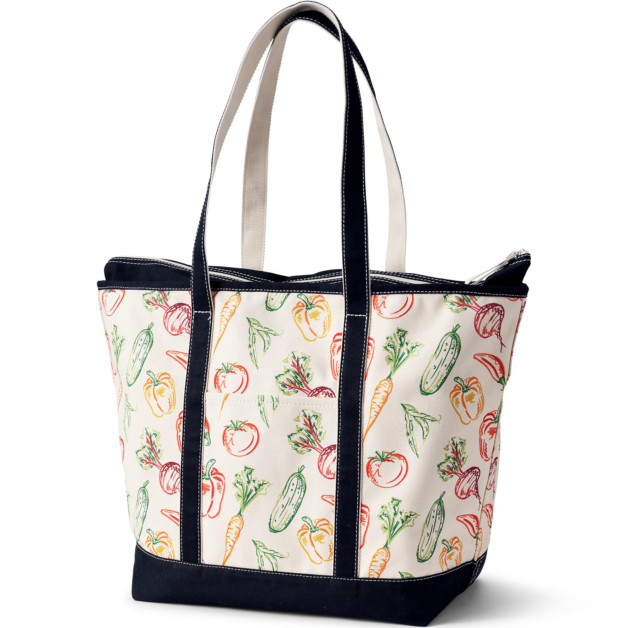 Lands' End Open Canvas Tote Bag