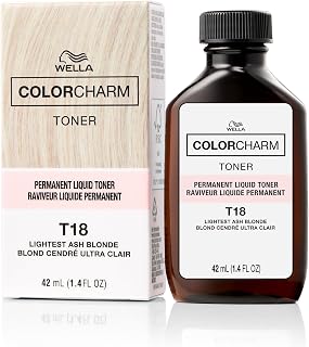 COLORCHARM Permanent Liquid Hair Toners | Neutralize Brass | Healthy-Looking Blondes Tones | Vegan &amp; Free of Parabens