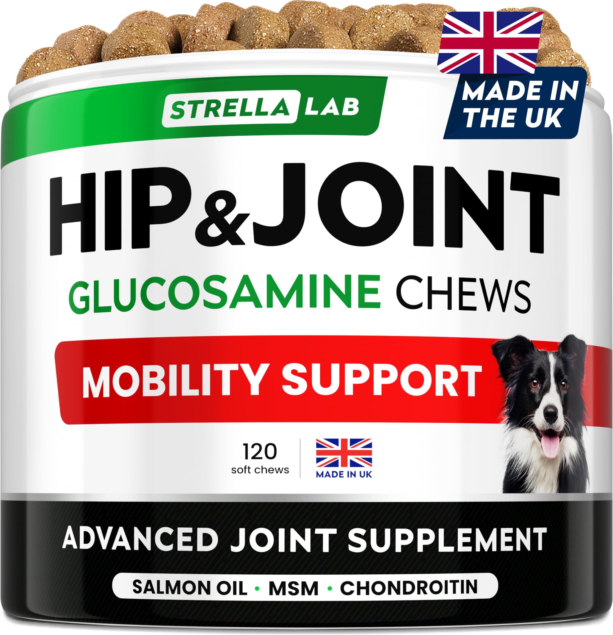 Joint Supplement for Dogs, Glucosamine Hip Joint Chews - Mobility Aid Care | Mad