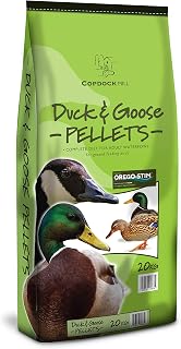 Copdock Mill Duck & Goose Pellets, 20kg | Complete Diet for Adult Waterfowl, Ideal for Ground Feeding, Supports Digestive Health, Containing Natural Oregano Oil