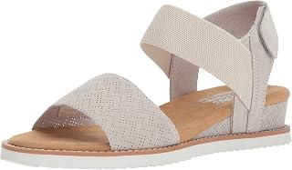 Skechers Women's Desert Kiss-Stretch Quarter Strap Sandal Flat