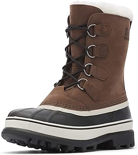 SOREL NM1000 CARIBOU Waterproof Cold Protection Winter Boots Snow Boots, Bruno