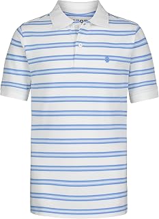 Izod Short Sleeve Pique Polo Shirt Bambini e Ragazzi