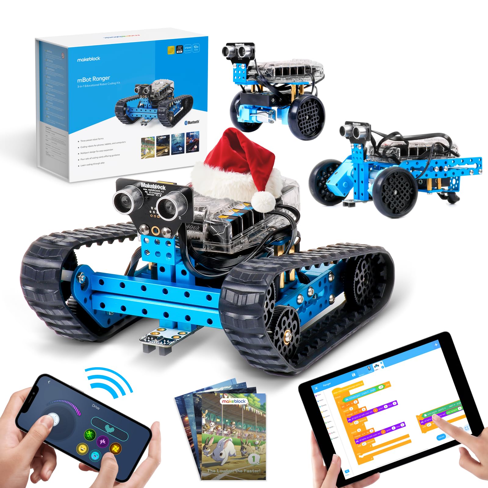 Makeblock mBot Ranger 3 in 1 Robotics Kit, Coding Robot Building Kit STEM Educat