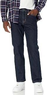 Amazon Essentials Straight Fit Stretch Jeans - Color Interrupted Men