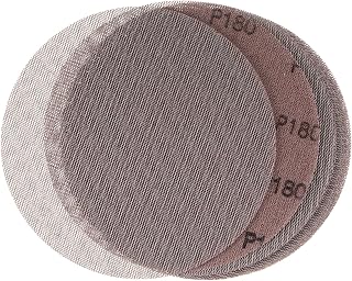 Generic 10 Pcs 6 Inch Mesh Sanding Discs, Hook and Loop Sanding Net 180 Grits, Dust-Free Abrasive Pads for Car, Wood, Drywall, Polishing and Metal Grinding