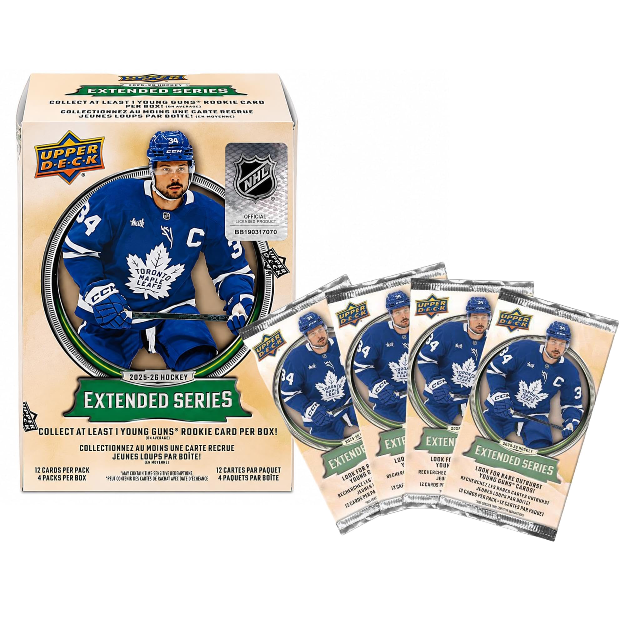 Upper Deck 2025-26 Extended Series Hockey Blaster Box