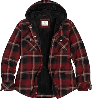 Legendary Whitetails Women's Open Country Sherpa Lined Hooded Shirt Jacket