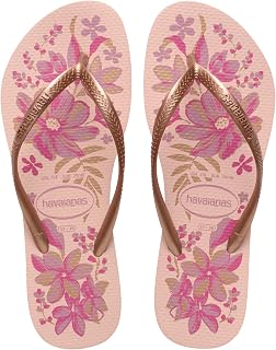 Havaianas Kids Slim Print Womens Flip Flops