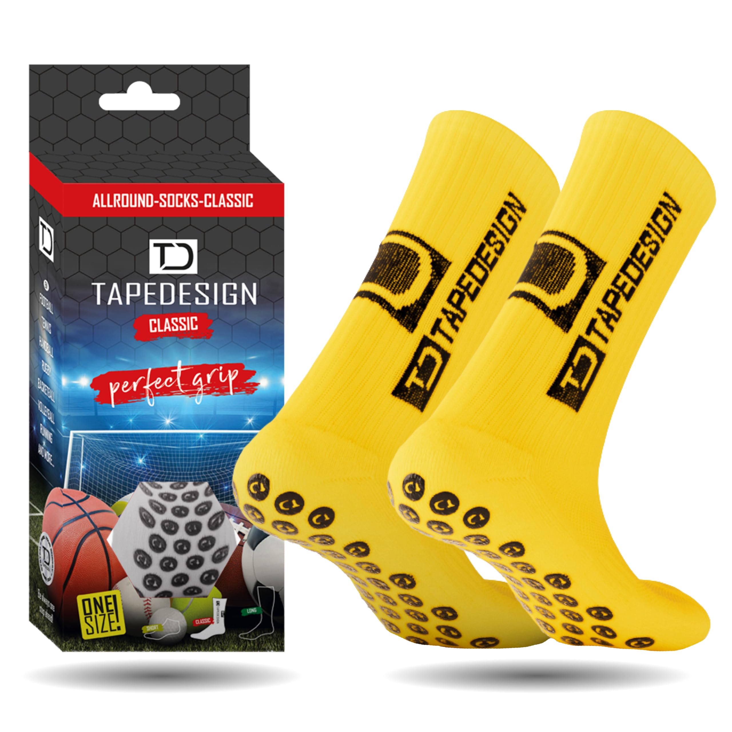 Tapedesign Allround Socks “classic” Calzini Unisex - Adulto (Pacco da 1)