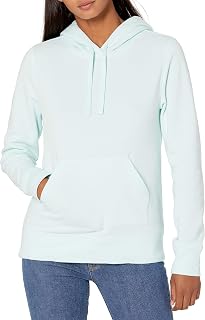 Amazon Essentials Women's Regular-Fit Midweight Fleece Pullover Hoodie with Kangaroo Pocket (Available in Plus Size)