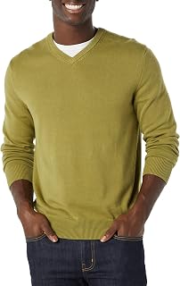 Amazon Essentials Men's V-Neck Pullover (Available in Big and Tall Sizes)