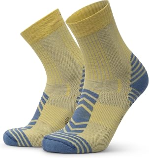 DANISH ENDURANCE Hiking Socks, Lightweight, Mountain Climbing Socks, Merino Wool, Blister Prevention, Cushioning, Antibacterial, Odor Resistant, Unisex