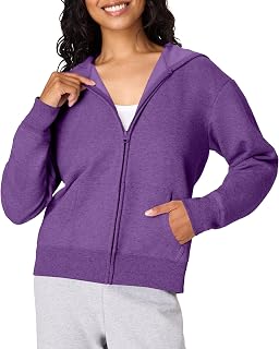 Hanes Women's EcoSmart Fleece Sweatshirt for Women, Soft Midweight - Full-Zip Hoodie, Sweatshirt, or 1/4 Zip