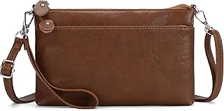 befen Crossbody Bags For Women, Genuine Leather Clutch Wallet Wallets With RFID Blocking, Small Handbag Crossbody Shoulder Bags For Women