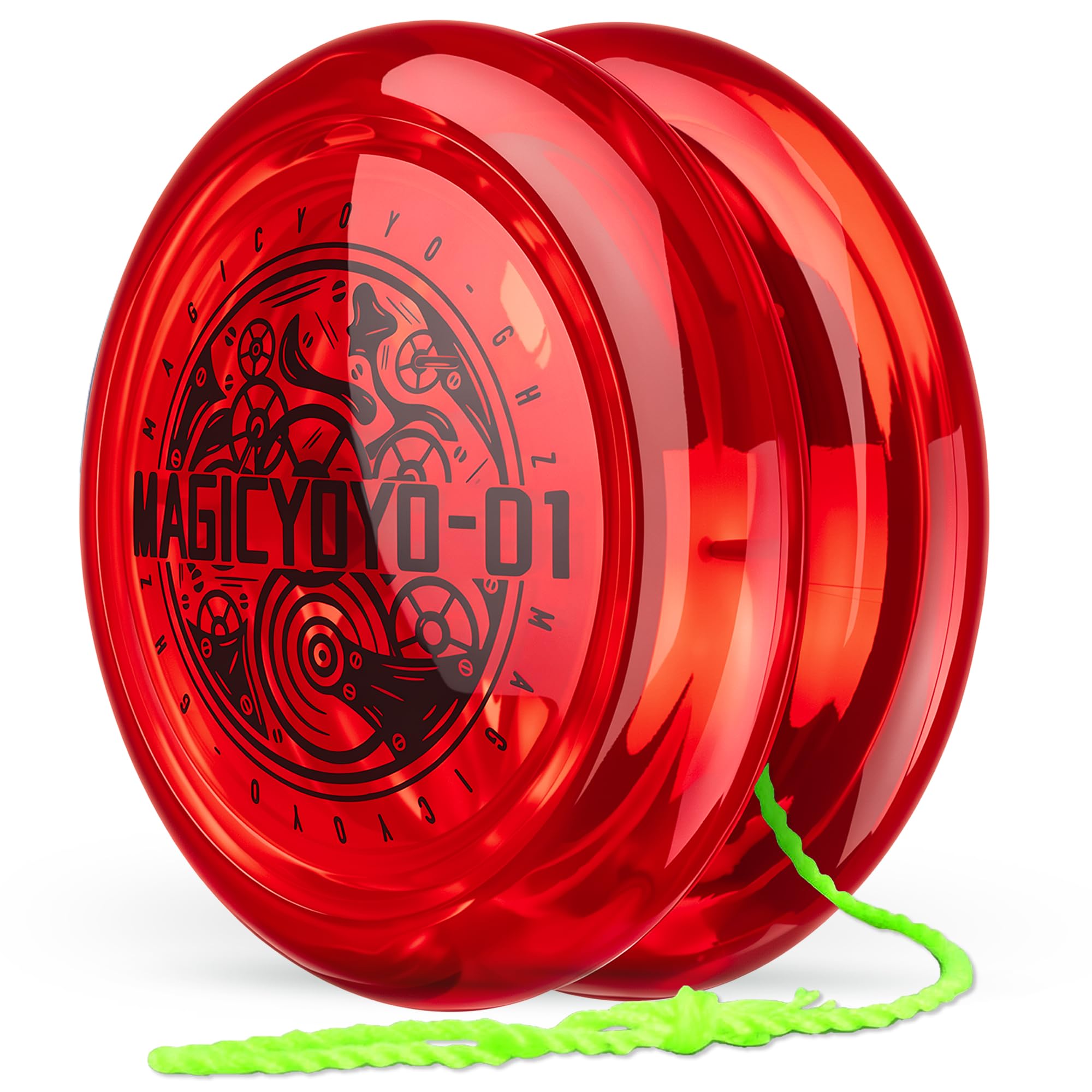 MAGICYOYO D1 Looping Responsive Yoyo for Kids 8-12 & Beginners (D1 Red) | Starte