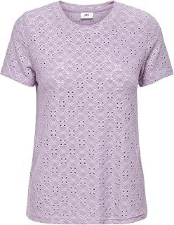 JDY Jdycathinka S/S Tag Top Jrs Noos Women's Top (Pack of 1)