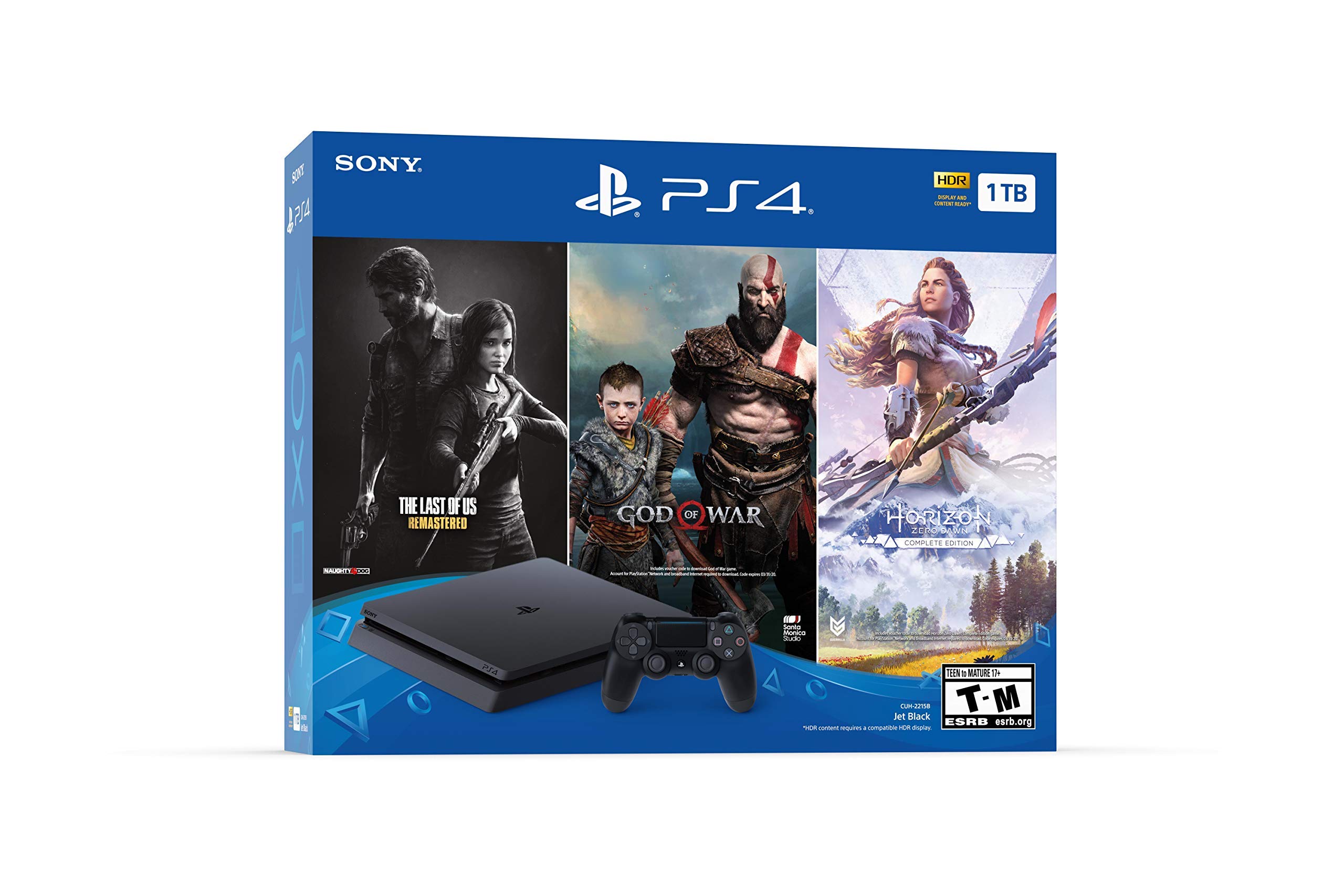 PlayStation 4 Slim 1TB Console - Only On PlayStation Bundle (Renewed) [video gam